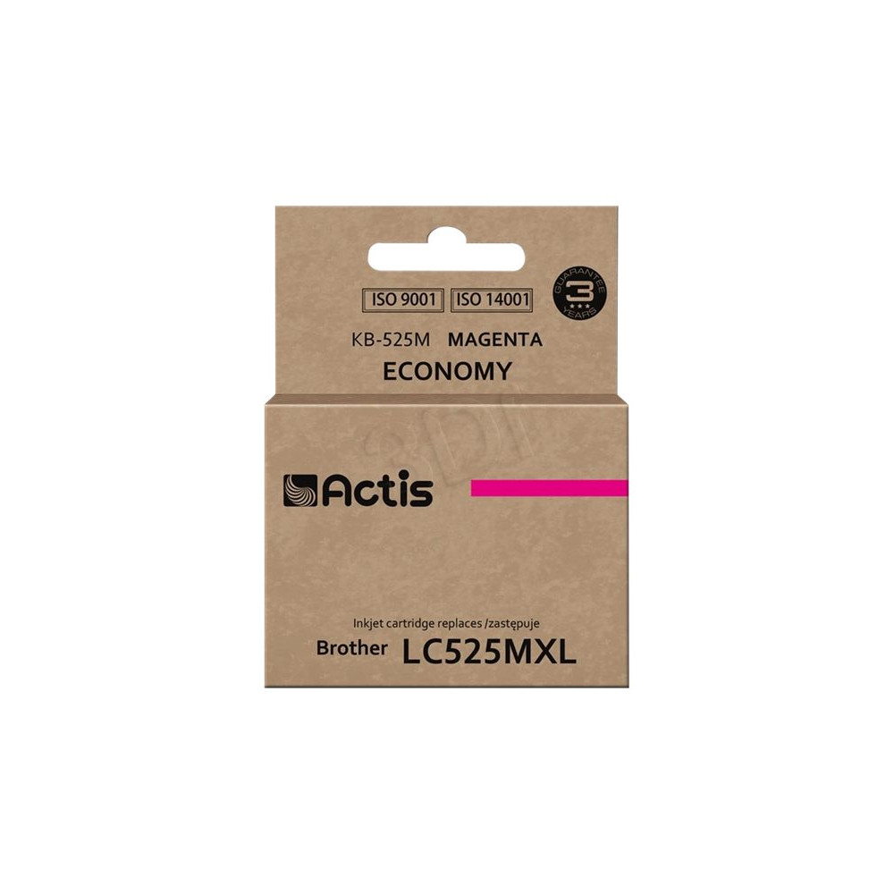 Produktbild för Actis standard KB-525M - magenta - kompatibel - bläckpatron (alternativ för: Brother LC525MG)