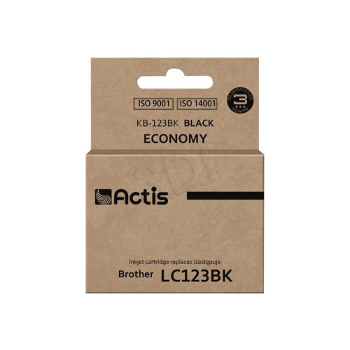 ACTIS Actis KB-123BK - kompatibel - bläckpatron (alternativ för: Brother LC-123BK)
