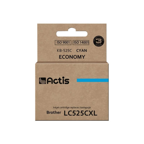 ACTIS Actis standard KB-525C - cyan - kompatibel - bläckpatron (alternativ för: Brother LC525C)