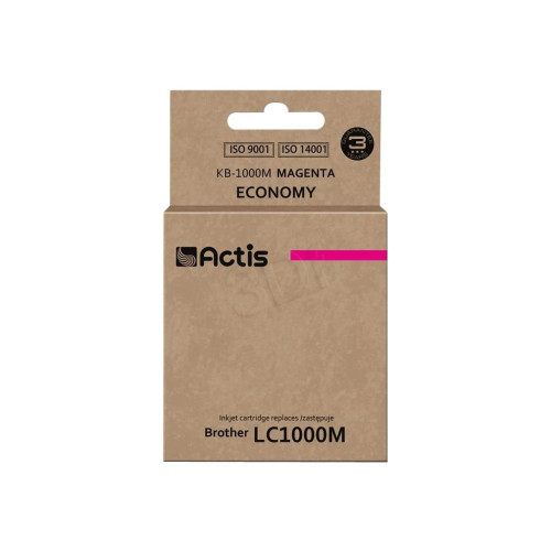 ACTIS Actis standard KB-1000M - magenta - kompatibel - bläckpatron (alternativ för: Brother LC1000m, Brother LC970M)