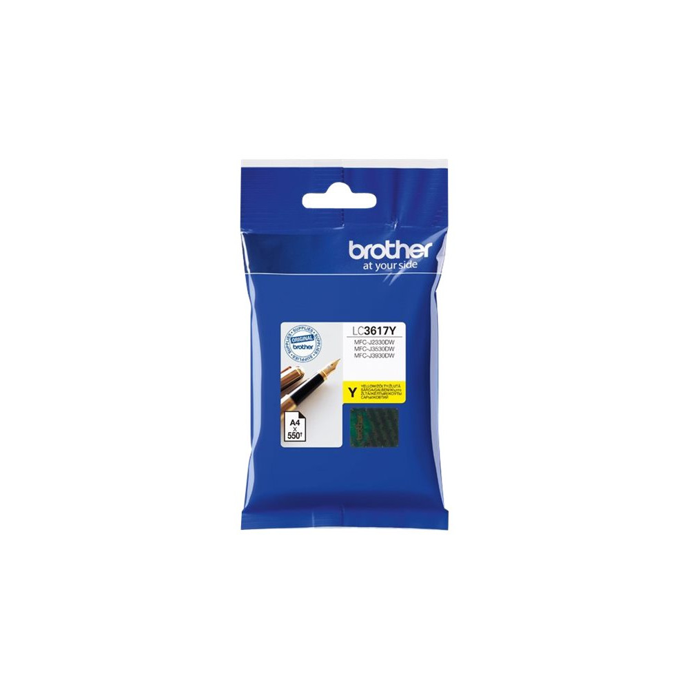 Produktbild för Brother LC3617Y - gul - original - bläckpatron
