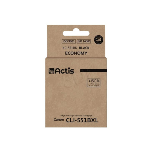 ACTIS Actis KC-551BK - kompatibel - bläckpatron (alternativ för: Canon CLI-551BK)