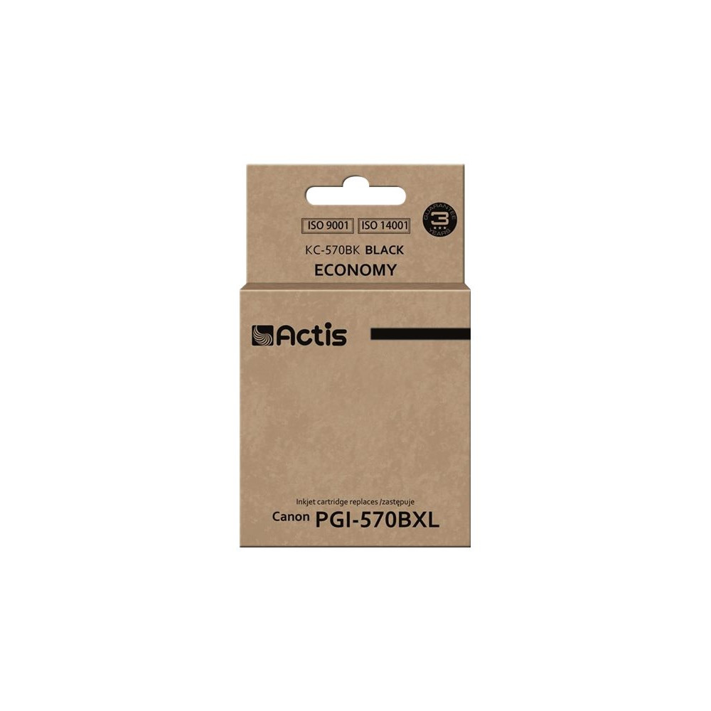 Produktbild för Actis standard KC-570BK - kompatibel - bläckpatron (alternativ för: Canon PGI-570BK)