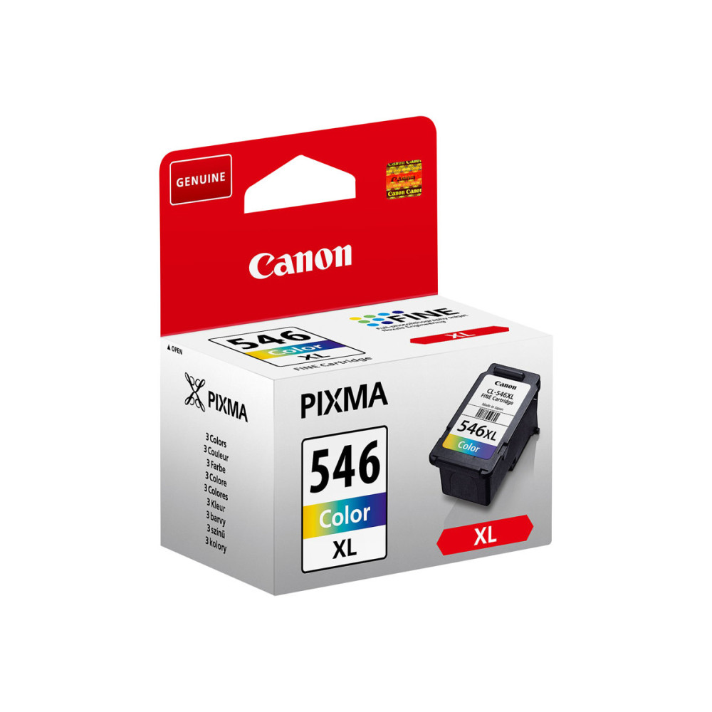 Produktbild för Canon CL-546XL - Lång livslängd - färg (cyan, magenta, gul) - original - bläckpatron