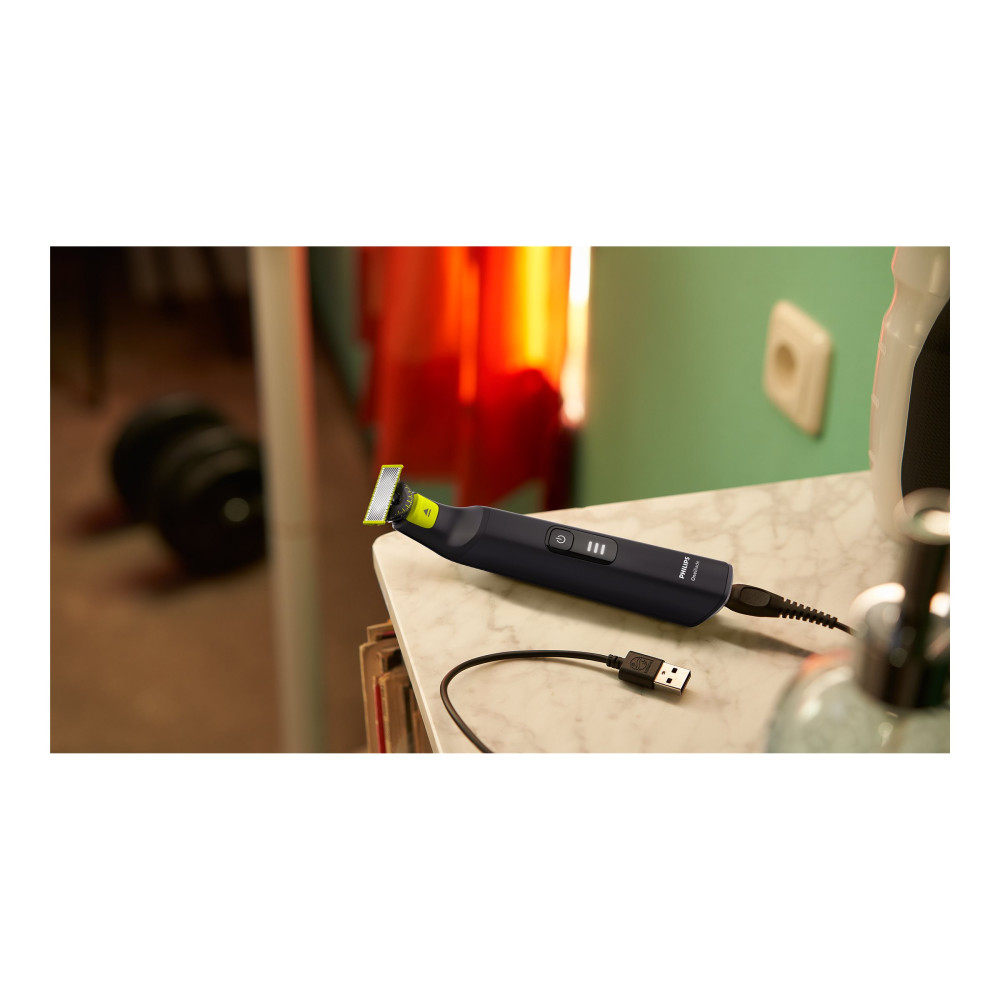 Produktbild för Philips OneBlade Pro 360 QP6542 Face + Body - rakapparat - svart