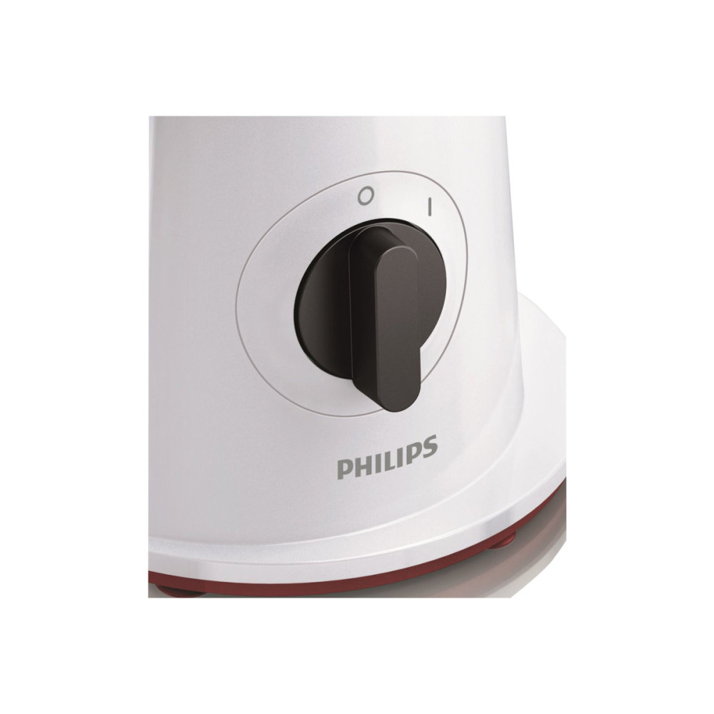 Produktbild för Philips Viva Collection SaladMaker HR1388 - matberedare - 200 W - stjärnvit/svart/röd