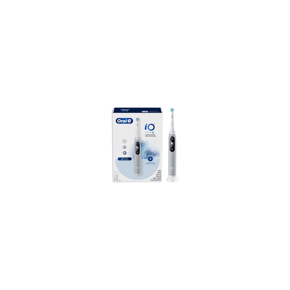 Produktbild för Oral-B iO Series 6 - tandborste - gray opal