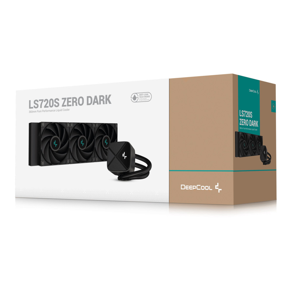Produktbild för Deepcool LS720S ZERO DARK - kylsystem med vätska till processorn