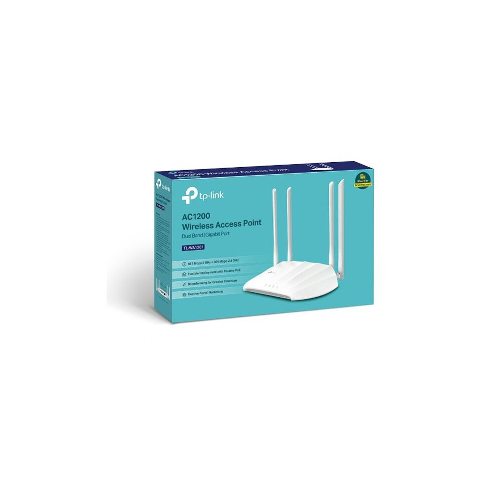 Produktbild för TP-Link TL-WA1201 - trådlös åtkomstpunkt - Wi-Fi 5