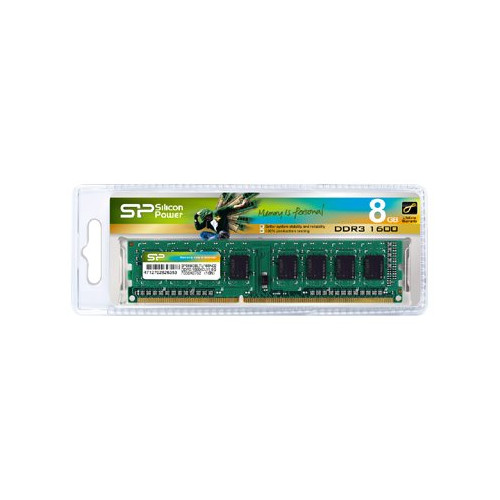 Silicon Power SILICON POWER - DDR3 - modul - 8 GB - DIMM 240-pin / PC3-12800 - ej buffrad