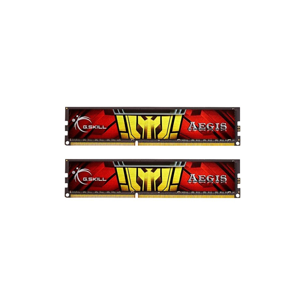 Produktbild för G.Skill AEGIS F3-1333C9D-16GIS - DDR3 - sats - 16 GB: 2 x 8 GB - DIMM 240-pin - 1333 MHz / PC3-10600 - ej buffrad