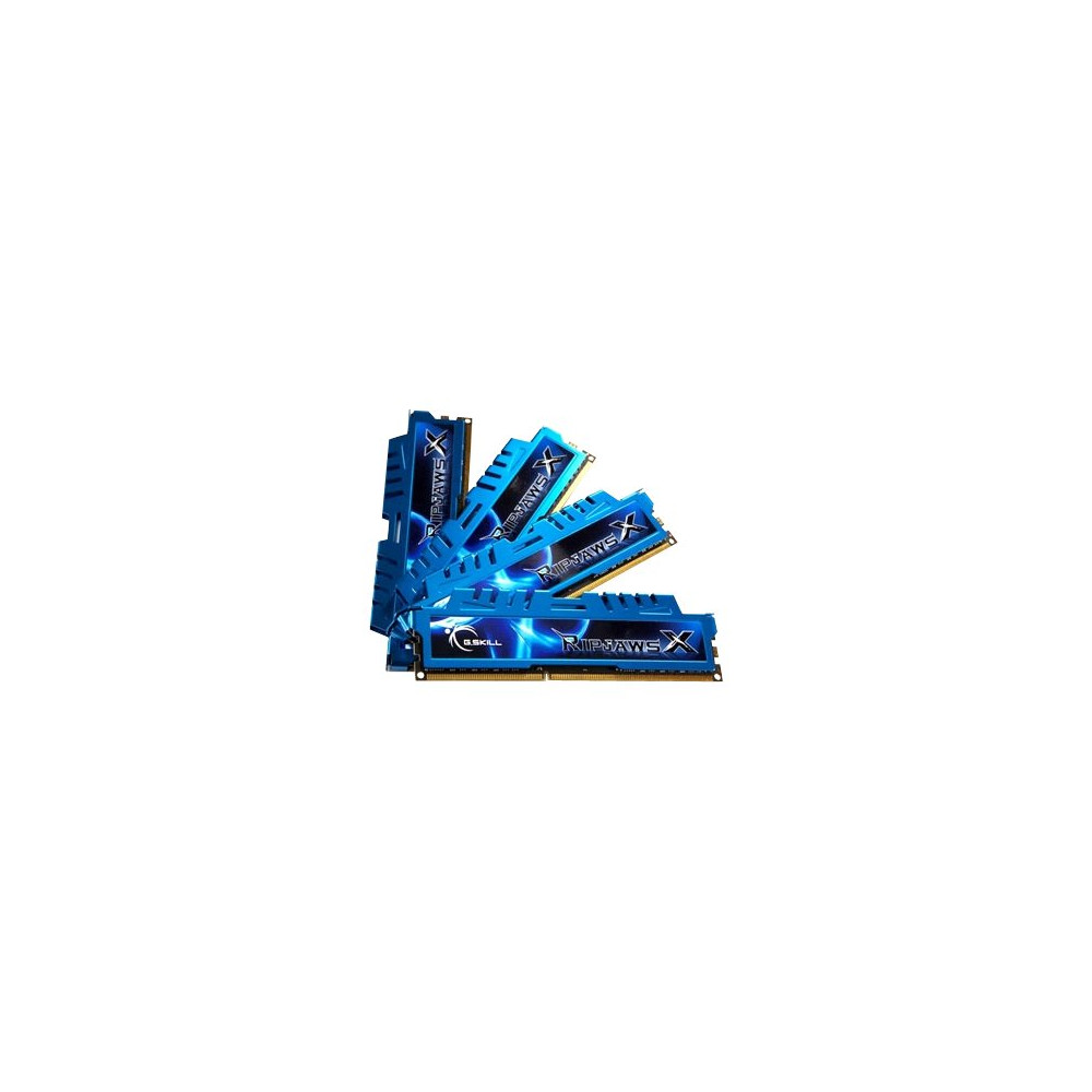 Produktbild för G.Skill Ripjaws-X - DDR3 - sats - 32 GB: 4 x 8 GB - DIMM 240-pin - 1600 MHz / PC3-12800 - ej buffrad