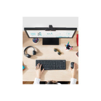 Produktbild för Logitech MK295 Silent - sats med tangentbord och mus - USA, internationellt - grafit Inmatningsenhet