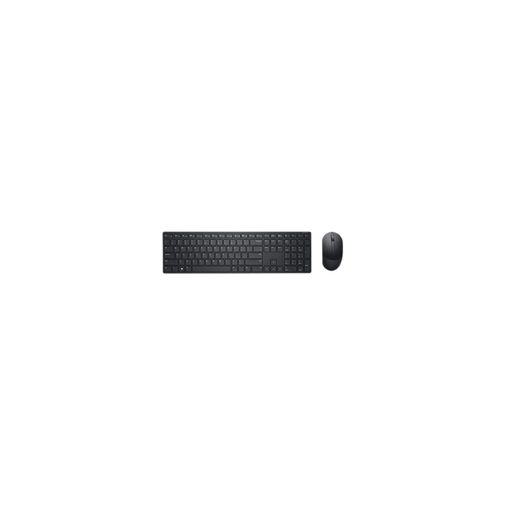 Produktbild för Dell Pro Keyboard and Mouse KM5221W - sats med tangentbord och mus - QWERTY - USA, internationellt - svart Inmatningsenhet