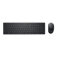 Produktbild för Dell Pro Keyboard and Mouse KM5221W - sats med tangentbord och mus - QWERTY - USA, internationellt - svart Inmatningsenhet
