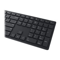 Produktbild för Dell Pro Keyboard and Mouse KM5221W - sats med tangentbord och mus - QWERTY - USA, internationellt - svart Inmatningsenhet