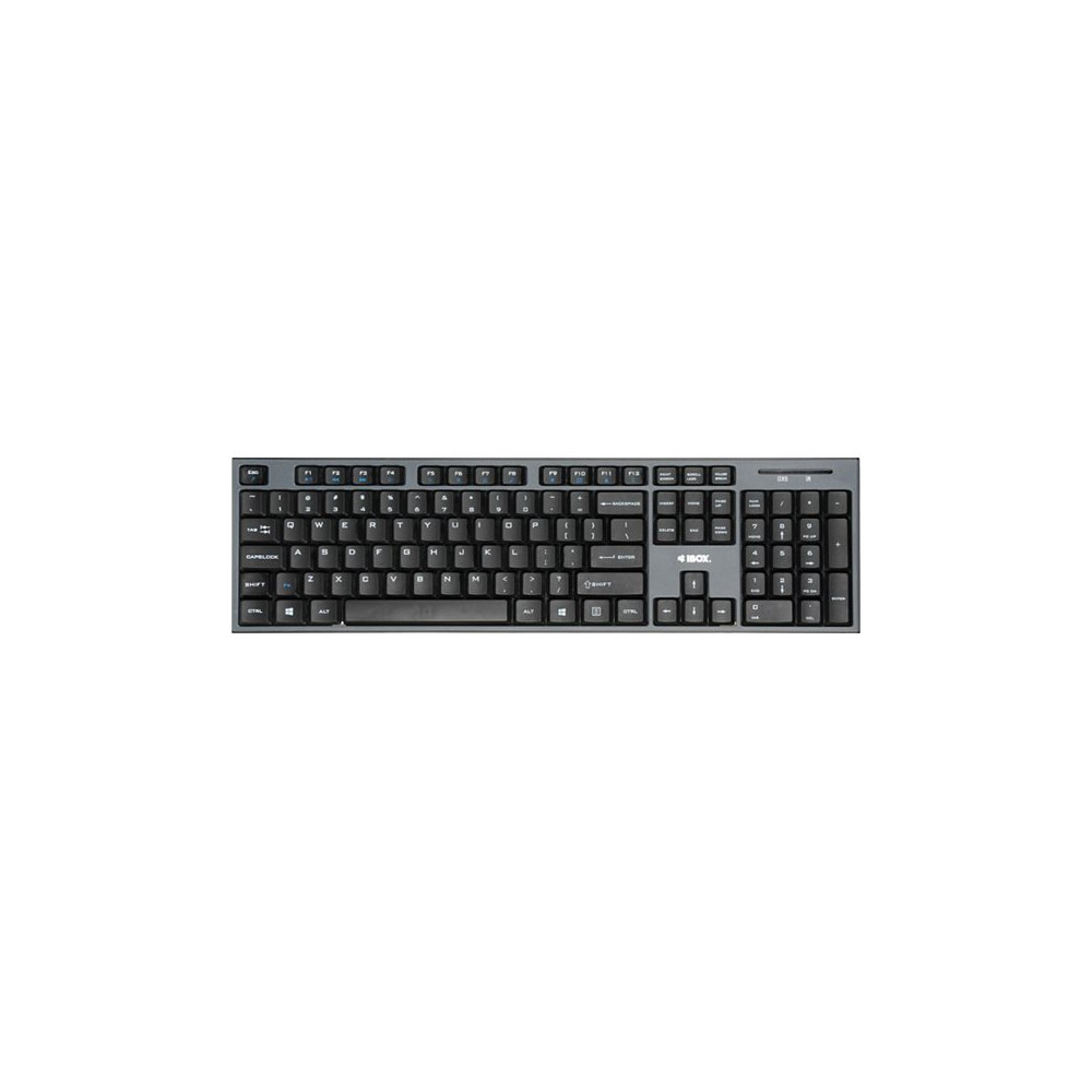 Produktbild för iBOX Desktop Kit Pro - sats med tangentbord och mus - QWERTY - svart Inmatningsenhet