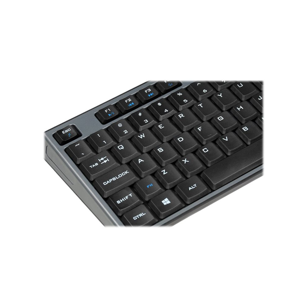 Produktbild för iBOX Desktop Kit Pro - sats med tangentbord och mus - QWERTY - svart Inmatningsenhet