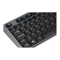 Produktbild för iBOX Desktop Kit Pro - sats med tangentbord och mus - QWERTY - svart Inmatningsenhet