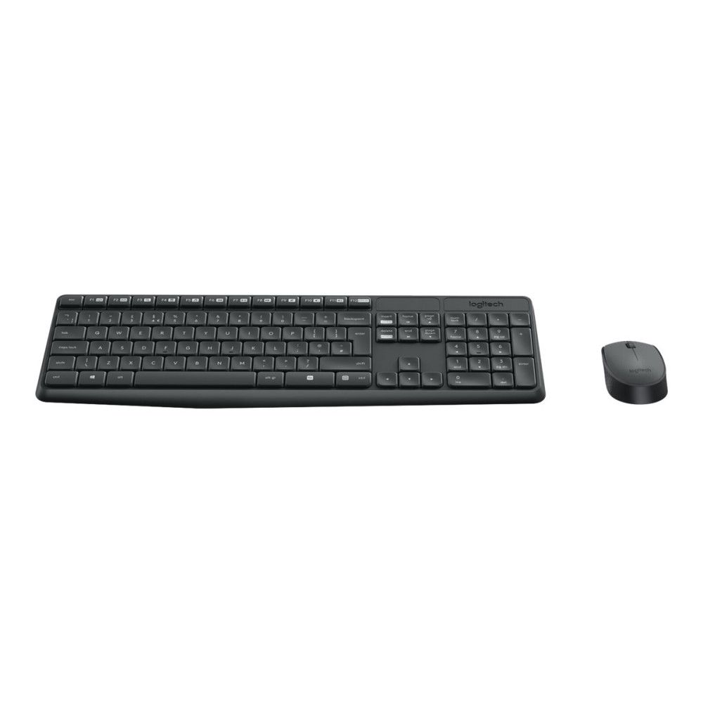 Produktbild för Logitech MK235 - sats med tangentbord och mus - USA, internationellt Inmatningsenhet