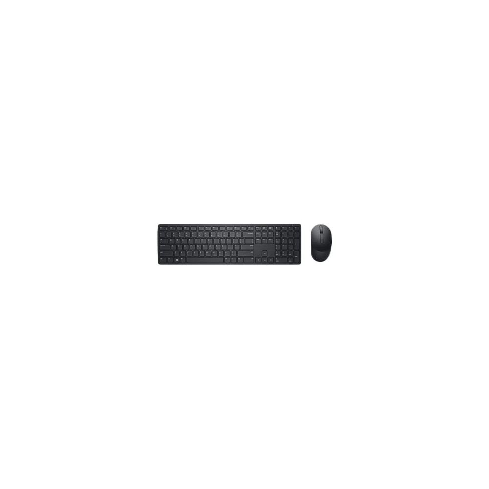 Produktbild för Dell Pro Keyboard and Mouse KM5221W - sats med tangentbord och mus - QWERTY - USA, internationellt - svart Inmatningsenhet