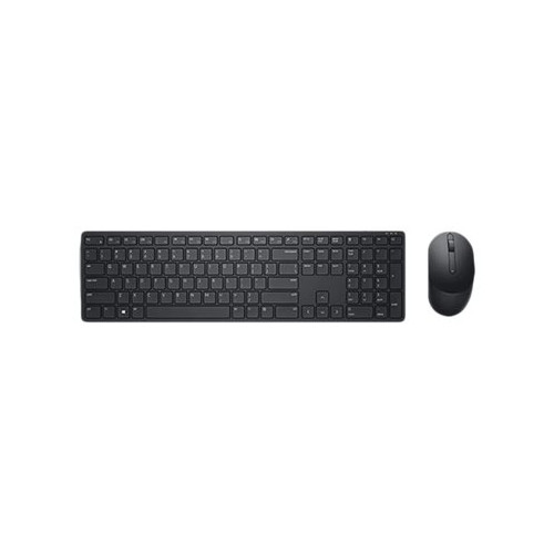 DELL Dell Pro Keyboard and Mouse KM5221W - sats med tangentbord och mus - QWERTY - USA, internationellt - svart Inmatningsenhet
