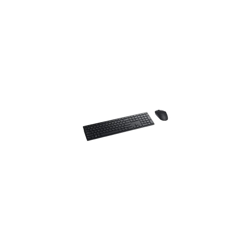 Produktbild för Dell Pro Keyboard and Mouse KM5221W - sats med tangentbord och mus - QWERTY - USA, internationellt - svart Inmatningsenhet