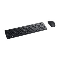 Produktbild för Dell Pro Keyboard and Mouse KM5221W - sats med tangentbord och mus - QWERTY - USA, internationellt - svart Inmatningsenhet