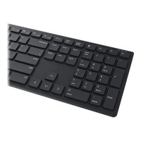 Produktbild för Dell Pro Keyboard and Mouse KM5221W - sats med tangentbord och mus - QWERTY - USA, internationellt - svart Inmatningsenhet