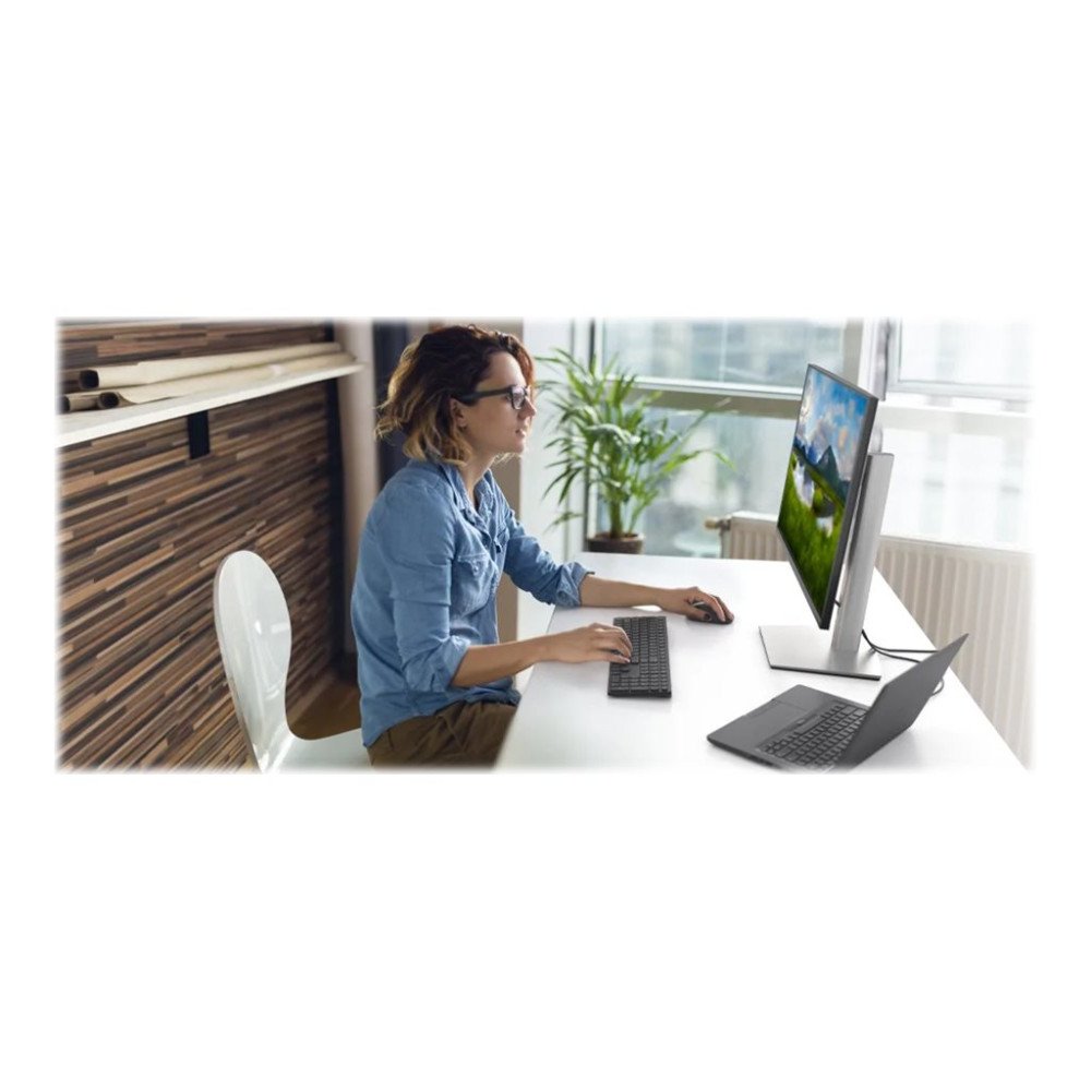 Produktbild för Dell Pro Keyboard and Mouse KM5221W - sats med tangentbord och mus - QWERTY - USA, internationellt - svart Inmatningsenhet