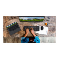 Produktbild för Dell Pro Keyboard and Mouse KM5221W - sats med tangentbord och mus - QWERTY - USA, internationellt - svart Inmatningsenhet