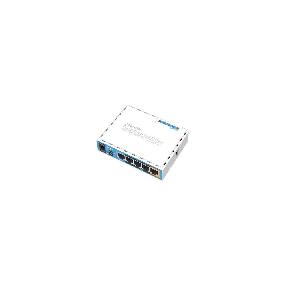 Produktbild för MikroTik RouterBOARD hAP - trådlös router - Wi-Fi - skrivbordsmodell