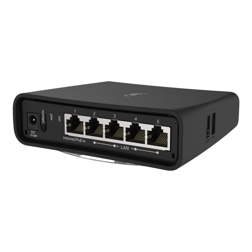 Produktbild för MikroTik hAP ac² - trådlös router - Wi-Fi 5 - skrivbordsmodell