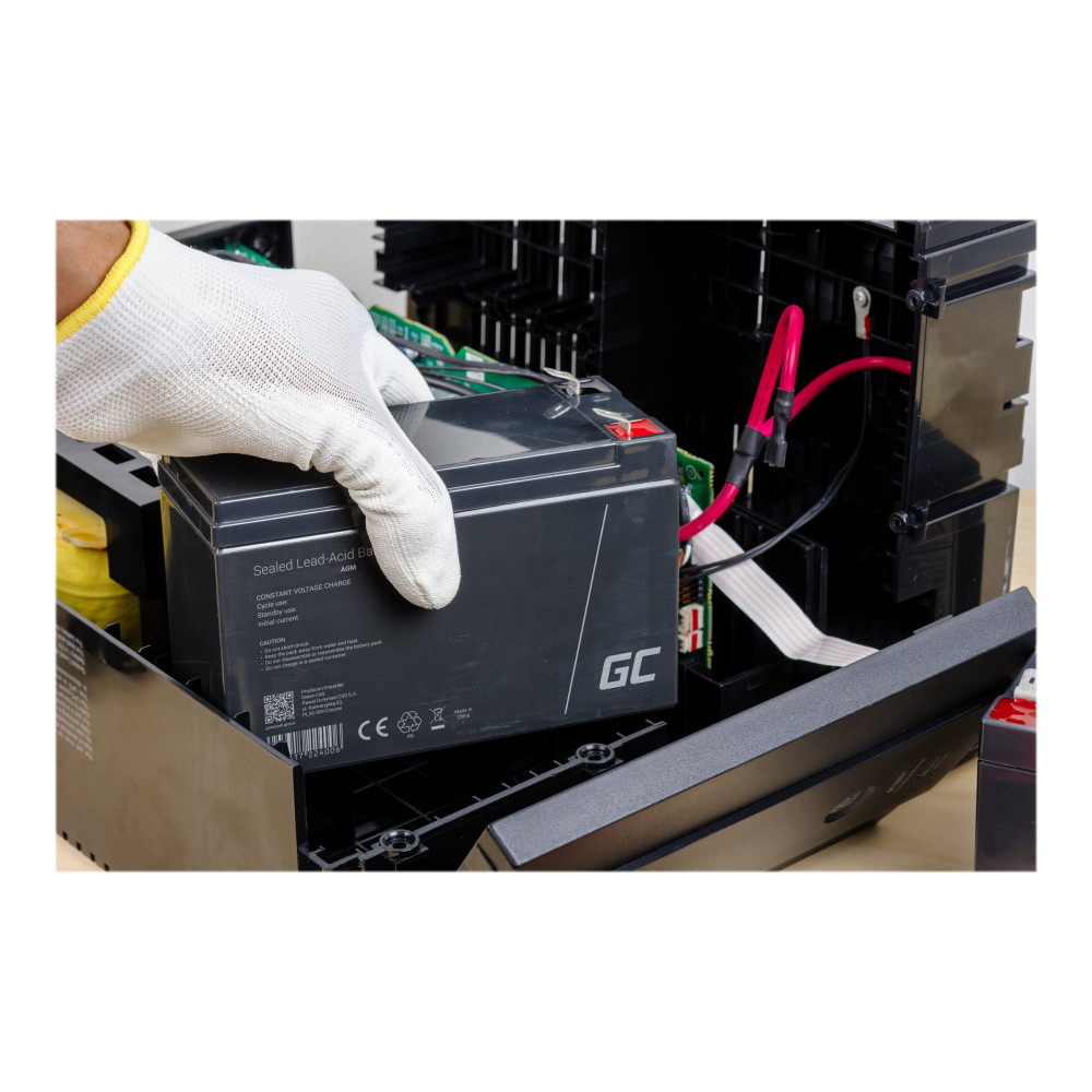 Produktbild för Green Cell - UPS-batteri - Bly-syra - 12 Ah