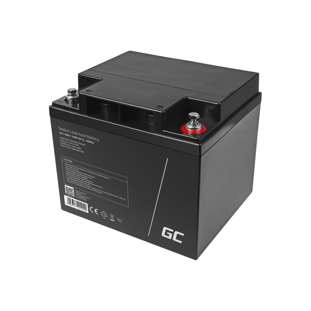 Produktbild för Green Cell - UPS-batteri - Förseglat med blysyra (SLA) - 40 Ah