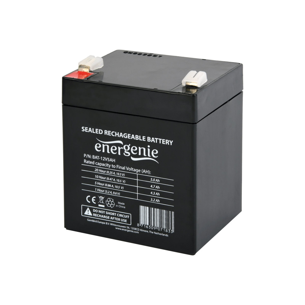 Produktbild för Gembird BAT-12V5AH - UPS-batteri - Bly-syra - 5 Ah