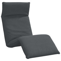 Produktbild för Hopfällbar solstol antracit 175x54x8,5 cm oxfordtyg