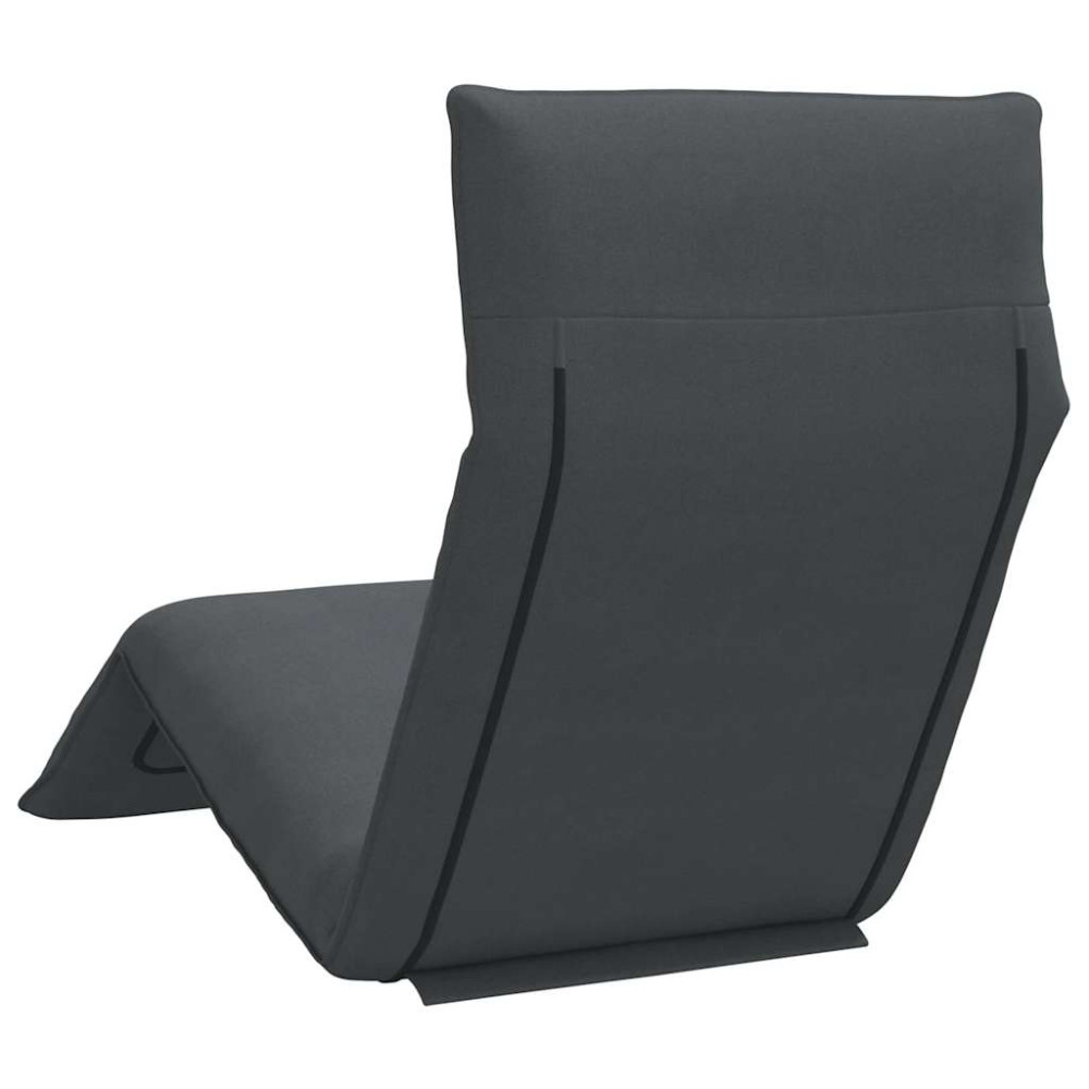 Produktbild för Hopfällbar solstol antracit 175x54x8,5 cm oxfordtyg
