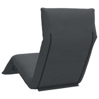 Produktbild för Hopfällbar solstol antracit 175x54x8,5 cm oxfordtyg