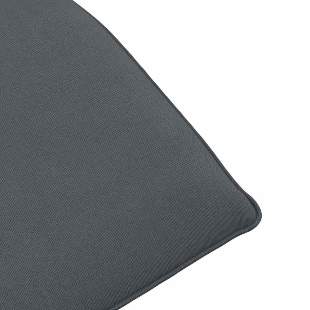 Produktbild för Hopfällbar solstol antracit 175x54x8,5 cm oxfordtyg
