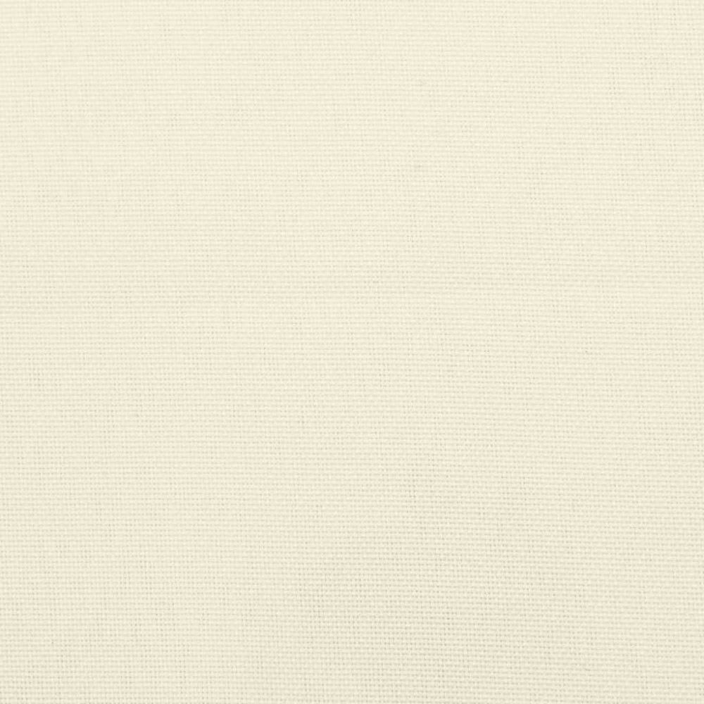Produktbild för Hopfällbar solstol gräddvit 175x54x8,5 cm oxfordtyg