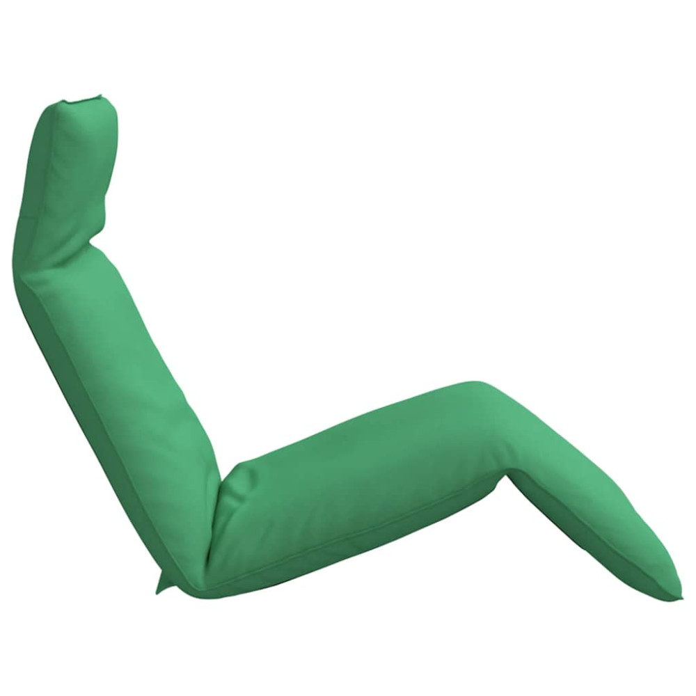 Produktbild för Hopfällbar solstol grön 175x54x8,5 cm oxfordtyg