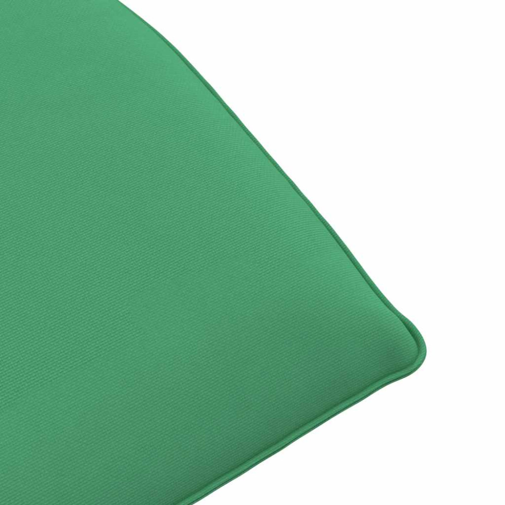 Produktbild för Hopfällbar solstol grön 175x54x8,5 cm oxfordtyg