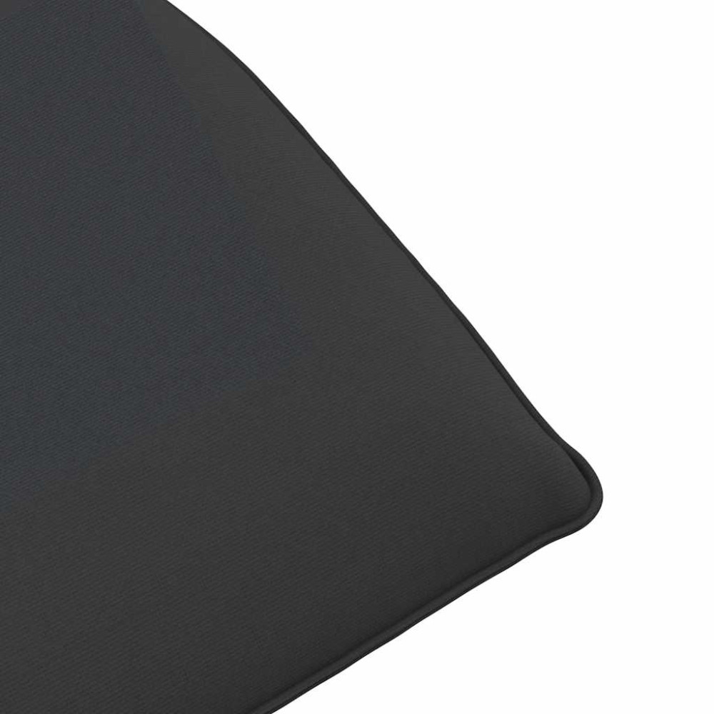 Produktbild för Hopfällbar solstol svart 175x54x8,5 cm oxfordtyg