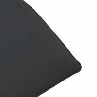 Produktbild för Hopfällbar solstol svart 175x54x8,5 cm oxfordtyg