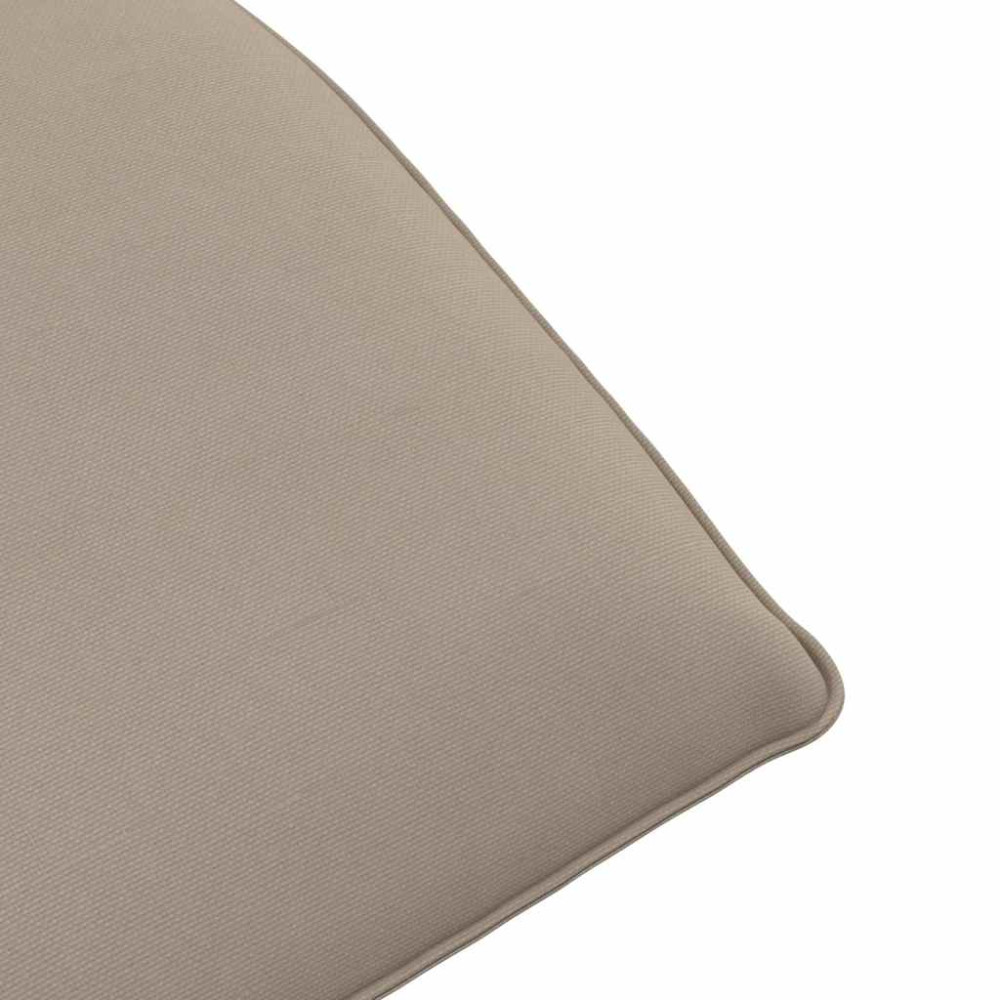 Produktbild för Hopfällbar solstol Taupe 175x54x8,5 cm Oxford tyg