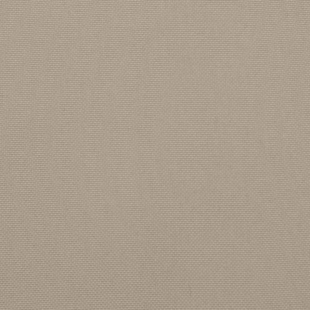 Produktbild för Hopfällbar solstol Taupe 175x54x8,5 cm Oxford tyg