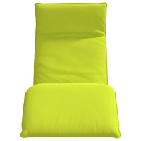 Produktbild för Hopfällbar solstol ljusgrön 175x54x8,5 cm oxfordtyg