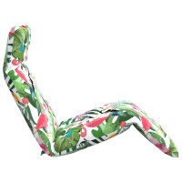 Produktbild för Hopfällbar solstol Flerfärgad 175x54x8,5 cm Oxford tyg