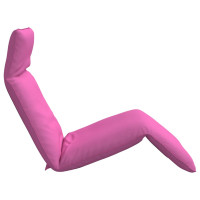 Produktbild för Hopfällbar solstol rosa 175x54x8,5 cm oxfordtyg